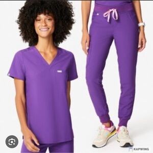FIGS purple scrubs